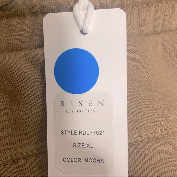 NWT Risen Los Angeles High Rise Relaxed Joggers in Mocha - Size XL - Picture 11 of 12